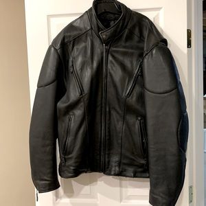Men’s leather bike jacket